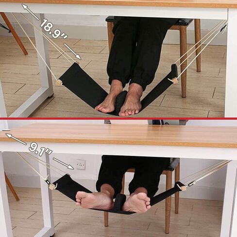 Yamasan Foot Hammock Under Desk with Separate Cushion Footrest Adjustable Office Foot Rest Under Desk Hammock Portable Desk Feet Hammock in Saudi Arabia