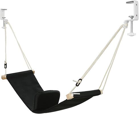 Yamasan Foot Hammock Under Desk with Separate Cushion Footrest Adjustable Office Foot Rest Under Desk Hammock Portable Desk Feet Hammock in Saudi Arabia