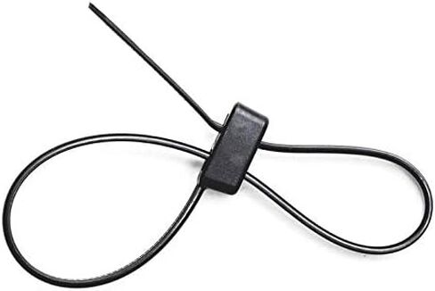 South Main Hardware 888063 8-in Double Loop, 100-Pack, 50-lb, Black, Speciality Cable Tie, 100 Piece in Saudi Arabia