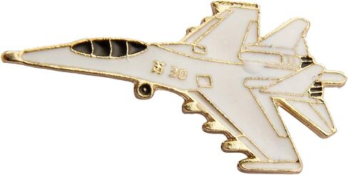 دبوس قبعة طائرة طائرة بيضاء، دبوس طية صدر السترة، ملحقات شارة القبعة للرجال in Kuwait