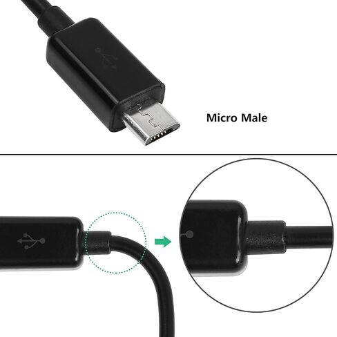SinLoon Audio Output Cable 2 Pcs Gold Plated TRRS 3.5mm 4 Pole to Micro Male Hi-Fi Stereo Car Aux Cord for S3 i9300 S2 i9100 i9220 (3.5mm 4 Pole) in Saudi Arabia