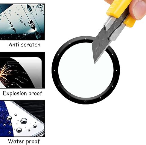 [3 عبوات] واقي شاشة متوافق مع Garmin vívoactive 4S، أقصى تغطية، مضاد للخدش، خالي من الفقاعات، منحني ثلاثي الأبعاد، واقي شاشة مرن عالي الدقة لـ Garmin vívoactive 4S in Kuwait