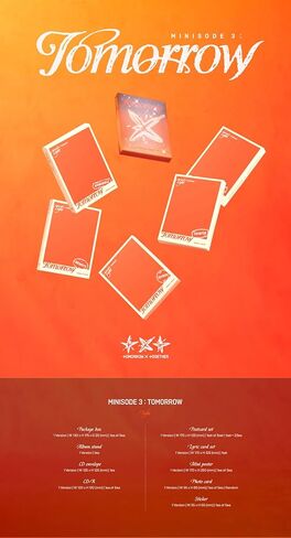 [حصريًا لـ Weverse POB] الحلقة القصيرة TXT 3: محتويات الألبوم المصغر السادس للغد + POB الخاص بـ Weverseshop + الملصق + بطاقة الصور + إلخ + التتبع مختوم غدًا X معًا (الإصدار الأثيري القياسي) in Saudi Arabia