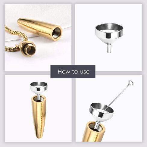 Urn Necklace for Ashes for Men and Women - Pet Cremation Jewelry for Ashes - Stainless Steel Small Keepsake Pendant for Human Ashes (Silver) in Saudi Arabia