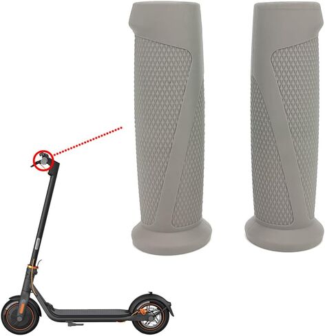 مقبض شريط مقبض رمادي لـ Ninebot F25 F30 F40 Scooter ملحقات مقابض المقبض البديلة لـ Segway Ninebot F25 F30 F40 سكوتر كهربائي in Kuwait