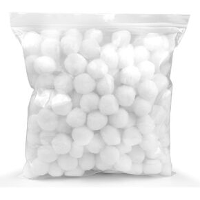 200 Pieces Pom Poms, 1 Inch Craft Pom Poms, Fuzzy Pompom Puff Balls for DIY Arts, Crafts Projects, Home Decorations (Multi-Colored)