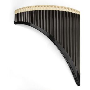 Pan Flute Comes with Mouthpiece and Carrying Bag, 26 Pipes Pan Pipe Instrument Key of C for New Beginners Learning Teaching