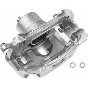 A-Premium Disc Brake Caliper Assembly with Bracket Compatible with Select Kia Models - Soul 2014 2015 2016 2017 2018, L4 1.6L/L4 2.0L - Front Right Passenger Side