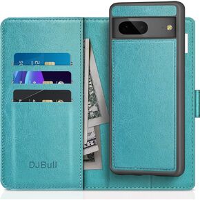 2-in-1 Detachable for Google Pixel 7 5G Wallet case with Credit Card Holder【RFID Blocking】,Flip Folio Book PU Leather Protective Cover Women Men for Pixel 7 Phone case Light Coffee