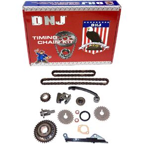 DNJ TK640A Timing Chain Kit for 1991-1999 / Nissan / 200SX, NX, Sentra / 1.6L / DOHC / L4 / 16V / 97cid / GA16DE