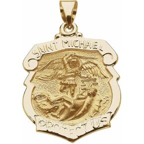 Hollow Pray for Us St. Saint Michael Medal