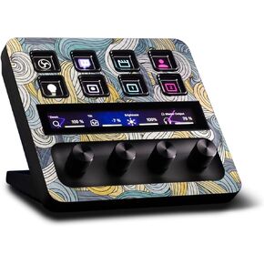 MightySkins Carbon Fiber Skin Compatible with Elgato Stream Deck + Turbulence | Protective, Durable Textured Carbon Fiber Finish | Easy to Apply | Made in The USA