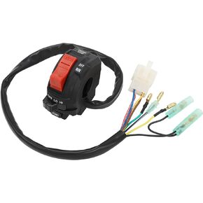 M MATI Left Handlebar Switch Start Kill Stop Headlight Button for Polaris Trail Boss 250 1985-1988 Scrambler 250 1985-1986 Big Boss 250 4x6 1989