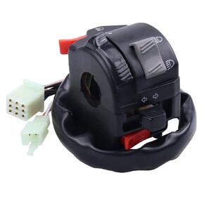 7/8"22mm Motorcycle Switch Handle Switch Horn Button Turn Signal Electric Fog Lamp Light Start Handlebar Controller for Yamaha RXKNEW 125