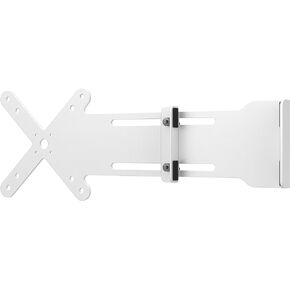 CTA Digital ADD-CRHVESAW Adjustable Card Reader Holder with VESA Plate for POS Stations (White)