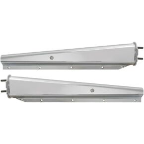 GG Grand General 30590 1-1/8" Chrome Plated Spring Loaded Straight Mud Flap Hanger, 1-1/8 inches Bolt Centre