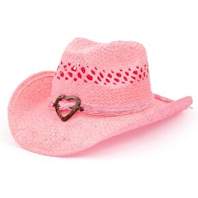TOVOSO Straw Cowboy Hat for Women with Beaded Trim and Shapeable Brim in Saudi Arabia