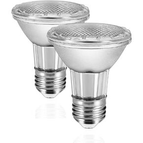 PAR20 LED Range Hood Light Bulbs Under Hood, 60W Incandescent Light Bulbs Replacement, Appliance Bulbs Stove Hood, E26 Dimmable 3000K 595LM (Pack of 2)