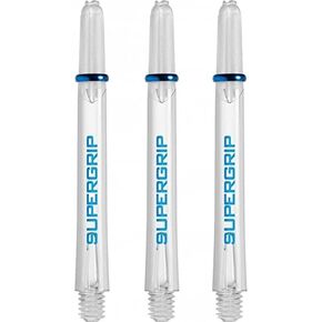 Art Attack Harrows Supergrip Tweenie Dart Shafts, Polycarbonate Stems, Machined Rings, Clear ICE (3 Sets)