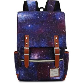 Vintage Travel Laptop Backpack with USB Charging Port, Business Outdoor Sports Bag for Men Women.(Mushroom)