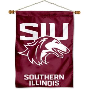 Southern Illinois Salukis Banner with Hanging Pole