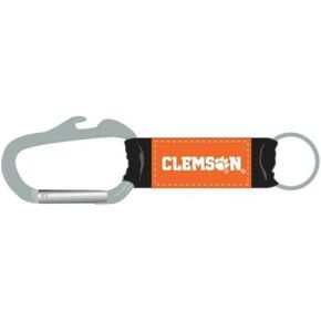 Clemson Tigers Keychain Carabiner, CLC College Football/Basketball NCAA Gifts and Merchandise