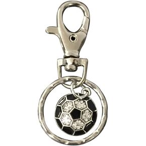 Infinity Collection Soccer Keychain, Soccer Gifts, Soccer Zipper Pull, Proud Soccer Player, Team or Coach Gifts
