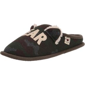 Dearfoams Women's Lil Bear Adult Clog Slipper