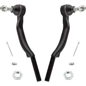 2Pcs Front Outer Tie Rods End Links Fit For Buick Rainier, For Chevrolet SSR/Trailblazer/EXT, For GMC Envoy/XL/XUV, For Isuzu Ascender, For Bravada, For Saab 9-7X Replace# ‎ES3675 ES3676