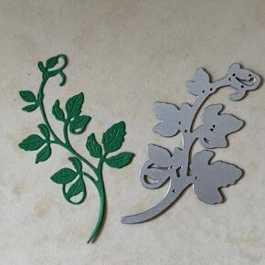 Leaves Die Cuts Decorative Green Foliage Cutting Dies for Card Making Scrapbooking Paper Craft Album Stamps DIY Décor