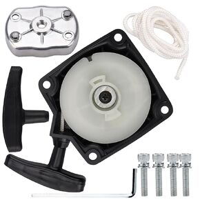 49cc Recoil Pull Starter with Pawl Ratchet Gear for ATVs Pocket Dirt Bike 43cc 47cc 50cc Gas Scooters Pocket Bikes Mid-Bikes Mini-Choppers Small Quads