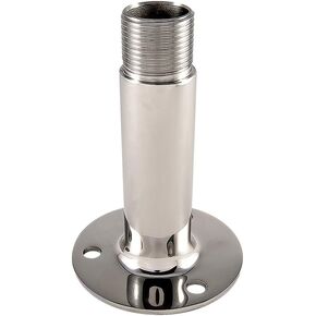 KJM M201, 4" Stainless Steel Antenna Mount with 1"-14 Thread