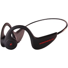 Open Ear Bluetooth Bone Conduction Headphones - ZBONES Hear Your Surroundings/Unbeatable Comfort/Secure Sweatproof Fit/Sport Headband for Running, Working Out, Fishing & Biking - Stealth Black