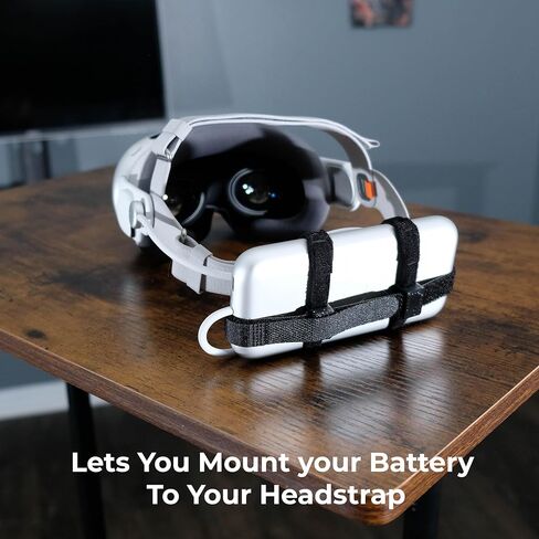 مجموعة البطاريات العالمية - مشابك حامل البطارية لتركيب بنك طاقة البطارية على حزام الرأس لجهاز Vision Pro in Kuwait