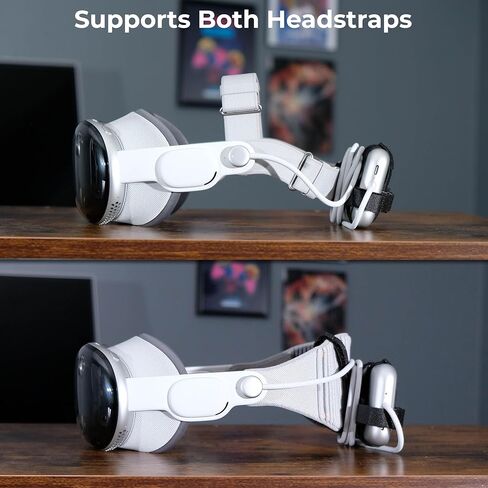 مجموعة البطاريات العالمية - مشابك حامل البطارية لتركيب بنك طاقة البطارية على حزام الرأس لجهاز Vision Pro in Kuwait