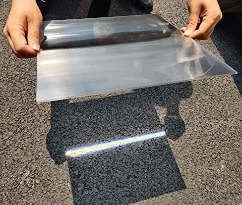 عدسة فريسنل خطية 300 * 300 مم البعد البؤري 300 مم عدسة خطية بصرية، البؤري عبارة عن خط، عدسات أكريليك، تركيز صغير نفاذية الضوء العالية من SIX SEASONS TECH in Kuwait