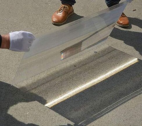 عدسة فريسنل خطية 300 * 300 مم البعد البؤري 300 مم عدسة خطية بصرية، البؤري عبارة عن خط، عدسات أكريليك، تركيز صغير نفاذية الضوء العالية من SIX SEASONS TECH in Kuwait