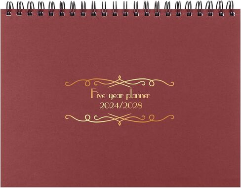 Zhanmai 5 Year Planner Calendar with Tabs 2025 to 2028 11 x 8.5 Inches 5 Year Calendar Monthly Schedule Organizer Spiral Bound(Blue) in Saudi Arabia