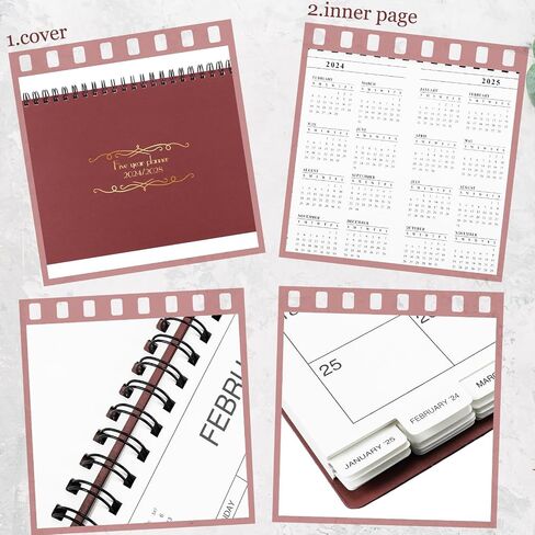 Zhanmai 5 Year Planner Calendar with Tabs 2025 to 2028 11 x 8.5 Inches 5 Year Calendar Monthly Schedule Organizer Spiral Bound(Blue) in Saudi Arabia