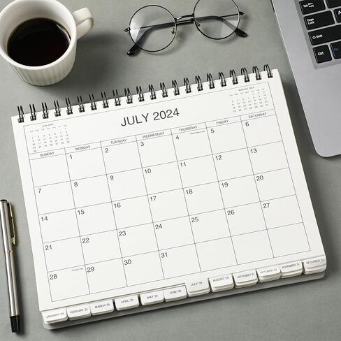 Zhanmai 5 Year Planner Calendar with Tabs 2025 to 2028 11 x 8.5 Inches 5 Year Calendar Monthly Schedule Organizer Spiral Bound(Blue) in Saudi Arabia
