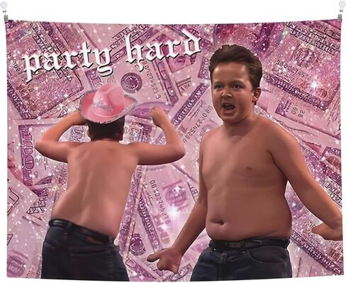 HYYCCUE Gibby Requires Coochie Small Tapestry For Bedroom College Dorm Home Decor Wall Hanging Meme Funny Tapestry 29"X37" in Saudi Arabia