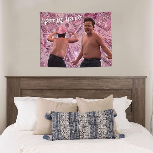HYYCCUE Gibby Requires Coochie Small Tapestry For Bedroom College Dorm Home Decor Wall Hanging Meme Funny Tapestry 29"X37" in Saudi Arabia