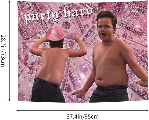 HYYCCUE Gibby Requires Coochie Small Tapestry For Bedroom College Dorm Home Decor Wall Hanging Meme Funny Tapestry 29"X37" in Saudi Arabia