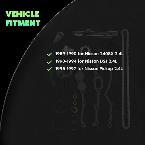 SCITOO TK3005 WP150-1400 مجموعة أدوات سلسلة توقيت المحرك مجموعات مع مضخة مياه يستبدل لنيسان بيك اب D21 240SX 2.4L 1989-1997 in Kuwait