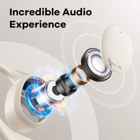 Open Ear Headphones - Airflow Pro Bluetooth 5.3 Earbud Wireless Earphones Headset for Running and Outdoor Activities with Immersive Sound(Black) in Saudi Arabia