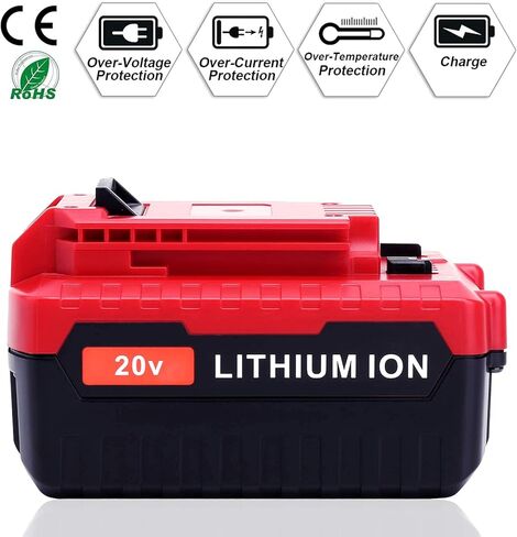 Lasica متوافق مع كابل بورتر 20 فولت 6.0 أمبير استبدال بطارية ليثيوم لبطارية كابل بورتر PCC685L PCC680L PCC681L PCC682L PCC685LP 20 فولت ماكس أدوات الحفر/التأثير، حزم بطاريات، 2 حزمة in Kuwait