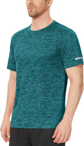 MAGCOMSEN Men's Workout T-Shirts Quick Dry Athletic Moisture Wicking Performance Shirt for Running Gym in Kuwait