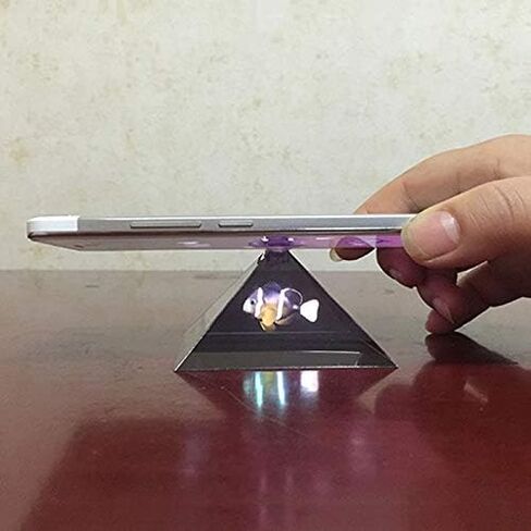 Arinda 3D Hologram Pyramid Display Projector Video Stand Portable for Smart Mobile Phone in Saudi Arabia