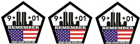 3 pcs Always Remember 9-11 Hard Hat Sticker Patriotic Decal, US Flag American Sticker Patriotic Bumper Car in Saudi Arabia