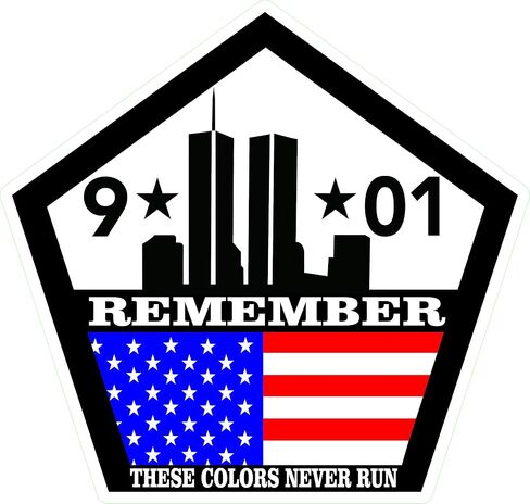 3 pcs Always Remember 9-11 Hard Hat Sticker Patriotic Decal, US Flag American Sticker Patriotic Bumper Car in Saudi Arabia